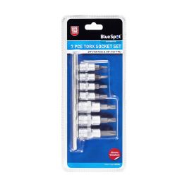 01518-34.jpg Blue Spot Tools 7 PCE 1/4" (T10-T25) & 3/8" Torx Socket Set (T27-T40)