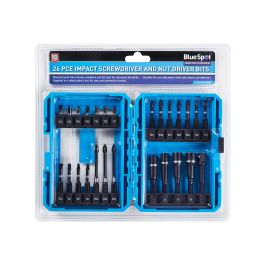 14125-56.jpg Blue Spot Tools 26 PCE Impact Screwdriver And Nut Driver Bits