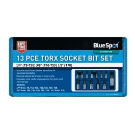 1503_1-77.jpg Blue Spot Tools 13 PCE Torx Socket Bit Set (T8-T70)
