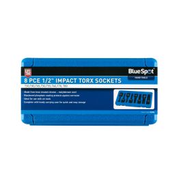 1506-39.jpg Blue Spot Tools 8 PCE 1/2" Impact Torx Sockets (T30-T80)