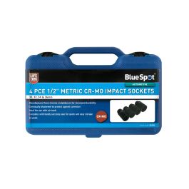 1528-81.jpg Blue Spot Tools 4 PCE 1/2" Metric Cr-Mo Impact Sockets (30-36mm)