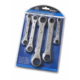 4100-36.jpg Blue Spot Tools 5 PCE Metric Ratchet Ring Spanner Set (6-21mm)