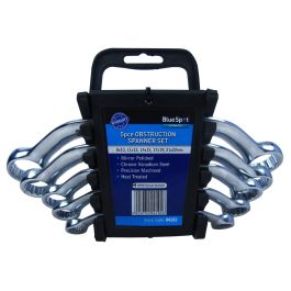 4102-53.jpg Blue Spot Tools 5 PCE Metric Obstruction Spanner Set (8-22mm)