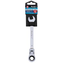 5107-12.jpg Blue Spot Tools 13mm Chrome Vanadium Ratchet Spanner Flexible Head (180°)