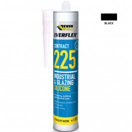 Everbuild Silicone 225 Black 295Ml