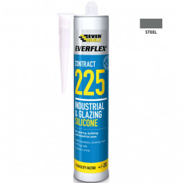 Everbuild Silicone 225 Brushed Steel 295Ml