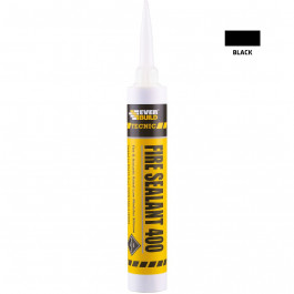 Everbuild Fire Sealant 400 Silicone Black 380Ml