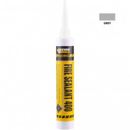 Everbuild Fire Sealant 400 Silicone Grey 380Ml