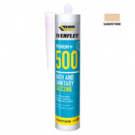 Everbuild Silicone 500 Sandstone 295Ml