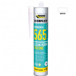 Everbuild 565 Clean Room Silicone White 295Ml