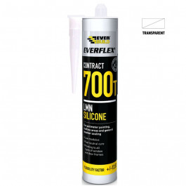 Everbuild 700T LMN Silicone Sealant Translucent 300ml