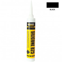 Everbuild Silicone 825 Black 380Ml