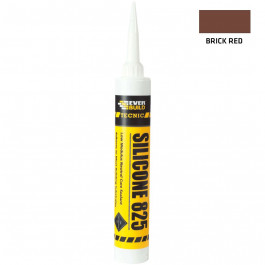 Everbuild 825 Brick Red Silicone Sealant 380ml