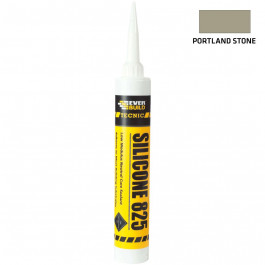 Everbuild Silicone 825 Portland Stone 380Ml