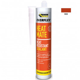 Everbuild Heat Mate Silicone Red 295Ml