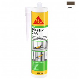 sika-skplas22atk-plastix-22a-prem-grde-teak-5055492701466-47.jpg Sika Plastix 22A Premium Grade Silicone Sealant Teak 300ml