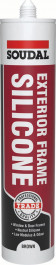Soudal Exterior Frame Silicone Brown 270Ml cartridge 12