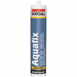soudal-aquafix-all-weather-sealant-300ml-clear-104789-95.jpg Soudal Aquafix Clear All Weather Sealant 300ml Cartridge 24