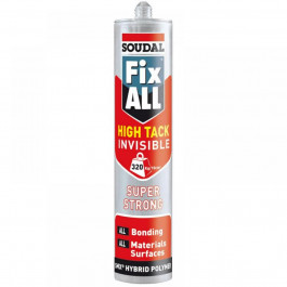 soudal-fix-all-high-tack-invisible-290ml-invisible-131209-69.jpg Soudal Fix All® High Tack Invisible Invisible 290Ml cartridge 12