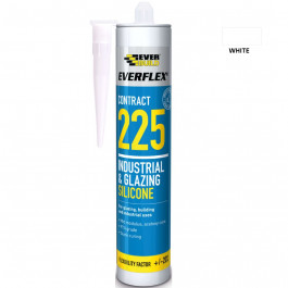 Everbuild Silicone 225 White 295Ml