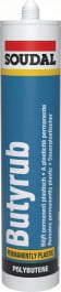 Soudal Butyrub - Non-Setting Mastic Grey 300Ml cartridge 21