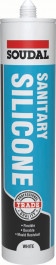 Soudal Sanitary Silicone White 290Ml cartridge 12