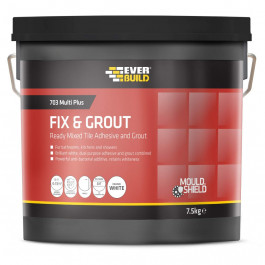 Everbuild 703 Fix & Grout Tile Adh 7.5Kg