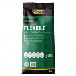 Everbuild 730 Universal Flexible Grout Grey 5Kg