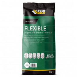 Everbuild 730 Universal Flexible Grout White 5Kg