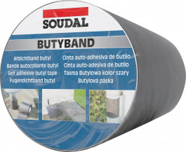 Soudal Butyband Butyl Flashing Tape Lead 10M roll 50