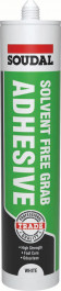Soudal Solvent Free Grab Adhesive White 290Ml cartridge 1