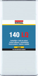 Soudal Contact Adhesive 140 Lq Liquid Yellow 5L tin 1