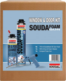 Soudal Soudafoam® Door & Window Kit Champagne Pack multi-pack 15