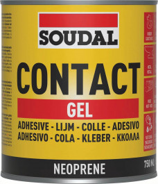 Soudal Contact Adhesive Gel Yellow 750Ml tin 1